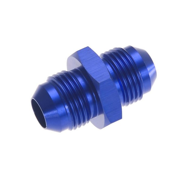 Redhorse FITTINGS 06 AN Male Union Straight Without ORing Aluminum Blue Single 815-06-1 - main